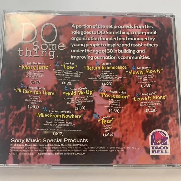 Alternative compilation CD do something 1994 - Picture 2 of 4